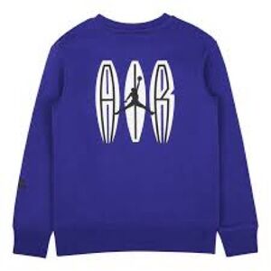 Jordan Flight MVP HBR Crew neck sweatshirt in purple boys 10-12 medium